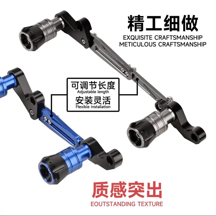 Chekis – Protection de pot d'échappement anti-chute et anti-collision pour Yamaha Xmax300 Xmax250 (versions V3 2025 et 2026)