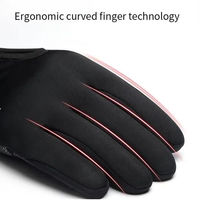 Gants de moto hiver thermique doublé polaire