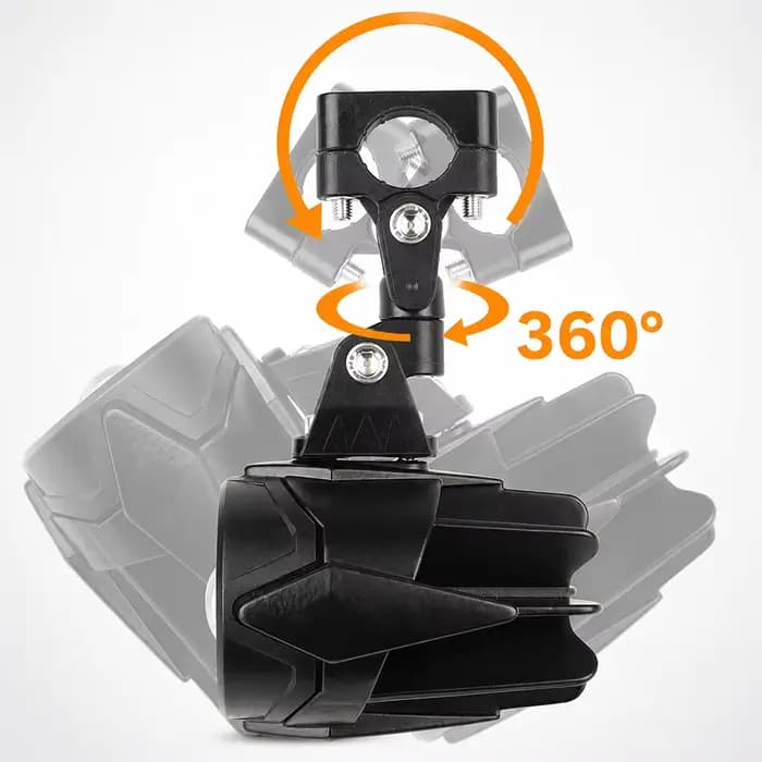 Supports de lampe antibrouillard pour moto