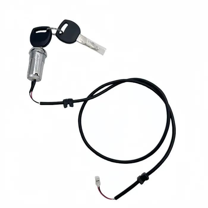 Cylindre de serrure électronique Original Kukirin G4 avec clé pour trottinette électrique Kugoo Kirin G4