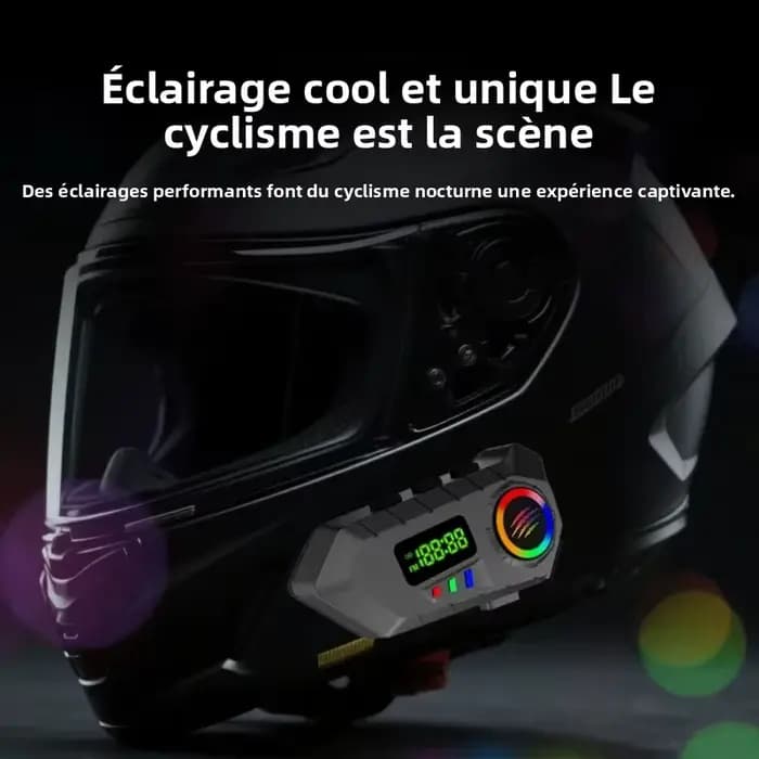 Casque de moto avec radio FM