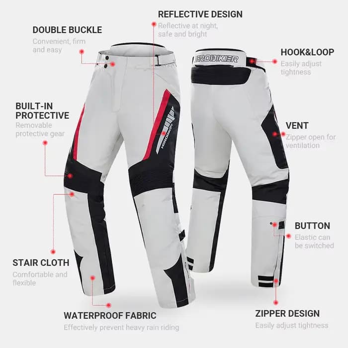 Veste de moto imperméable homme Jaqueta Motocicl résistant au froid Motocross