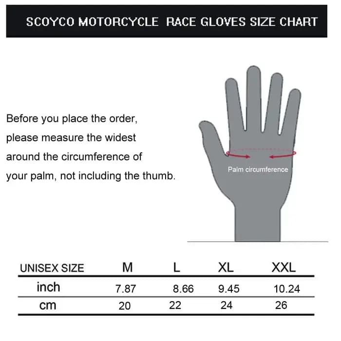 SCOYCO gants de moto hommes femmes été respirant doigt complet