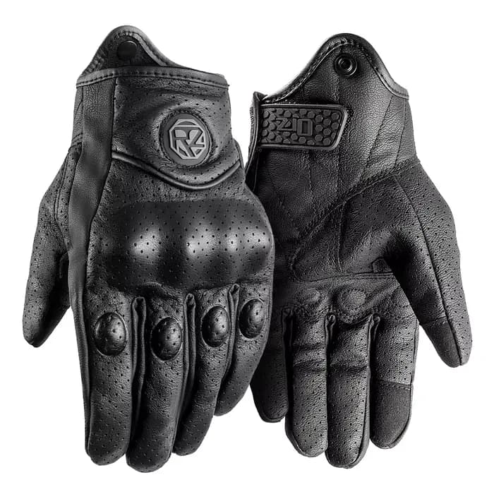 ORZ gants de moto, peau de chèvre