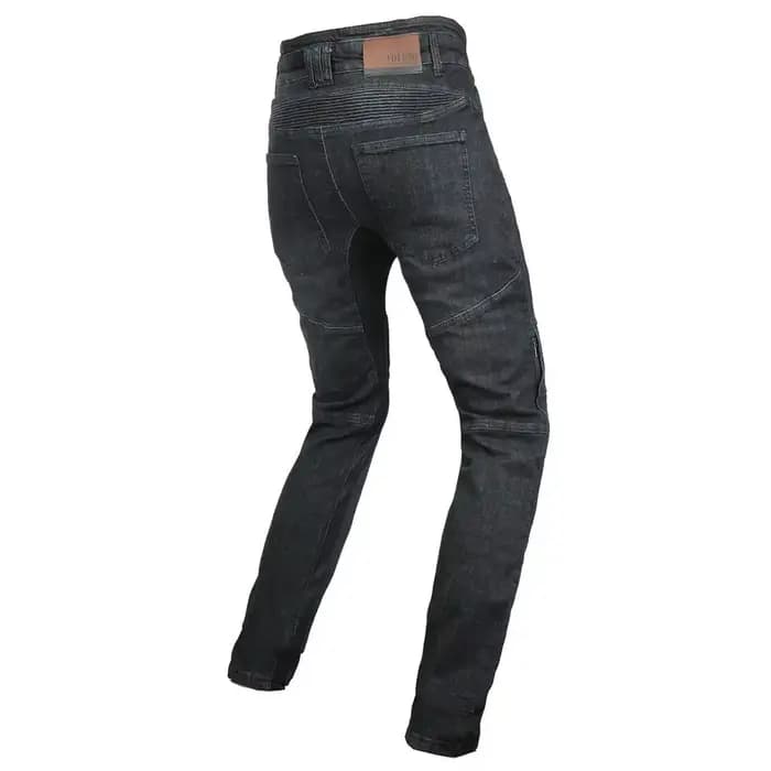Jean de moto respirant taille haute
