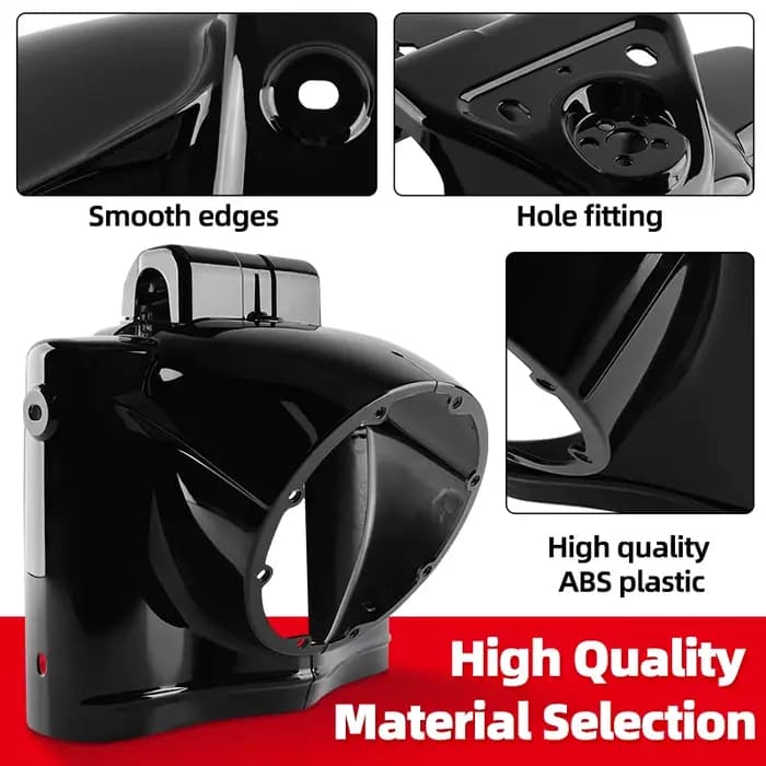 Accessoires de moto, couvercle de phare rond de 7 pouces
