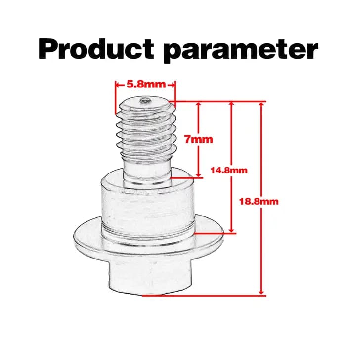 Boulon de protection de fourche avant de moto