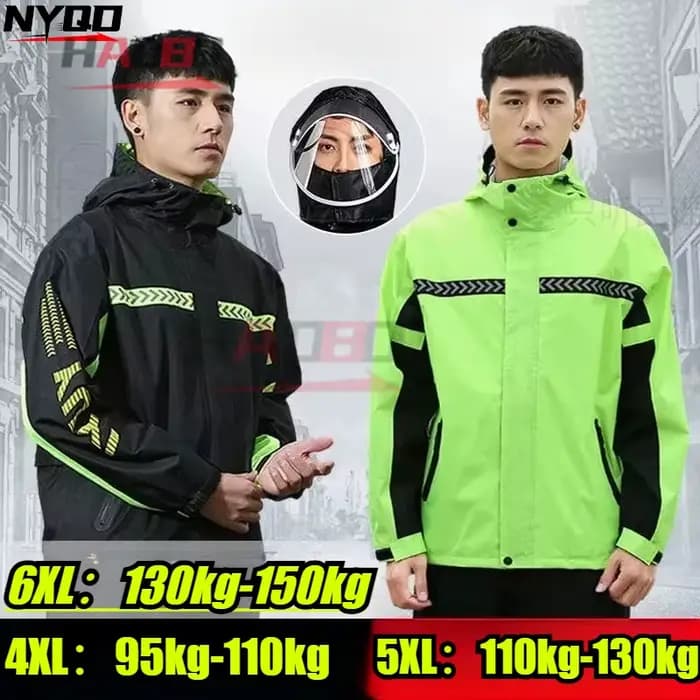 Veste imperméable grande taille 5XL-6XL