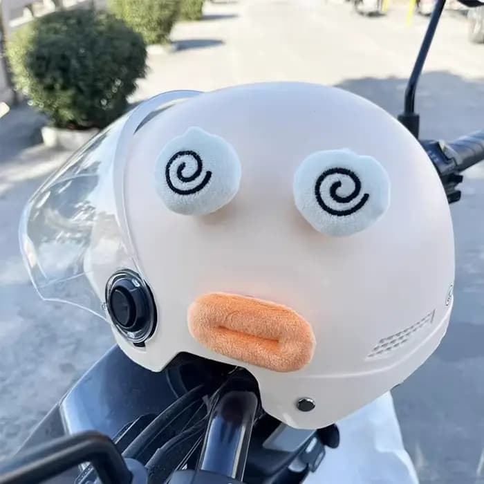 Décorations mignonnes pour casque de moto