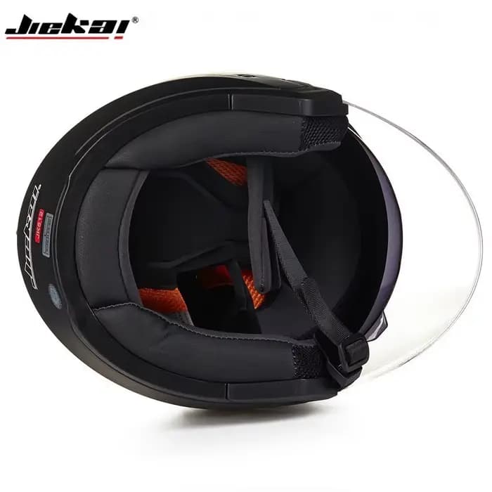 JEIKAI – Casque de moto avec double objectif, unisexe, véritable, pour scooter