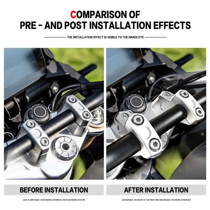 Adaptateur de serrage de guidon de moto, rehausseurs de poignée, haut et arrière, Tyge DS900X, DSX900 900, accessoires DSX 2024
