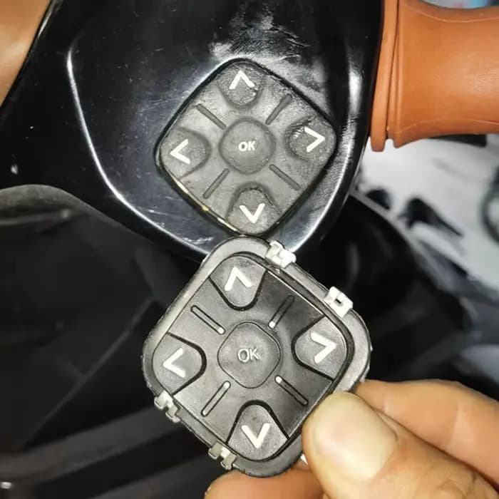Bouton de poignée en caoutchouc pour bateau de moto