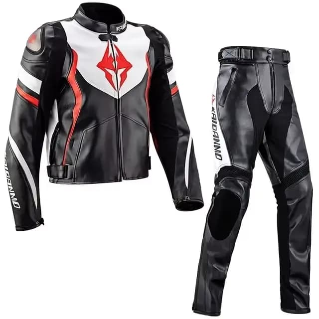 Ensemble de veste de course moto d'hiver