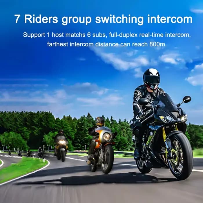 EJEAS Q7 casque de moto Bluetooth