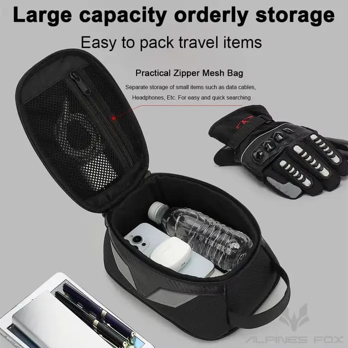 Sac de réservoir magnétique universel pour moto