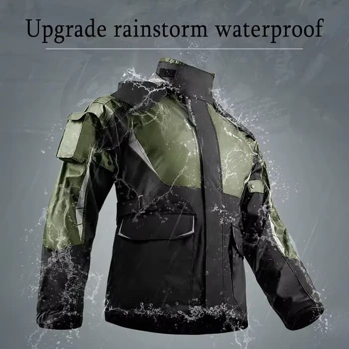 Imperméable d'extérieur imperméable pour moto pour homme