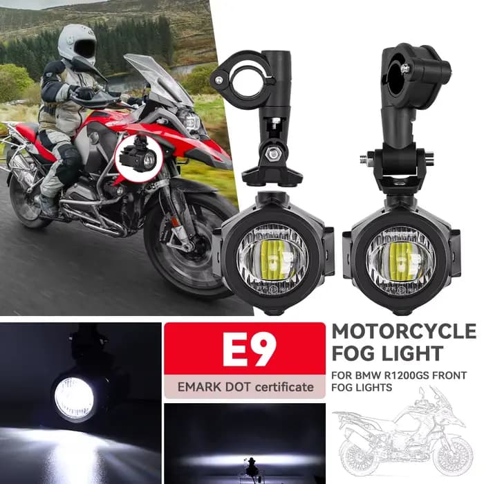 Feux antibrouillard pour motos