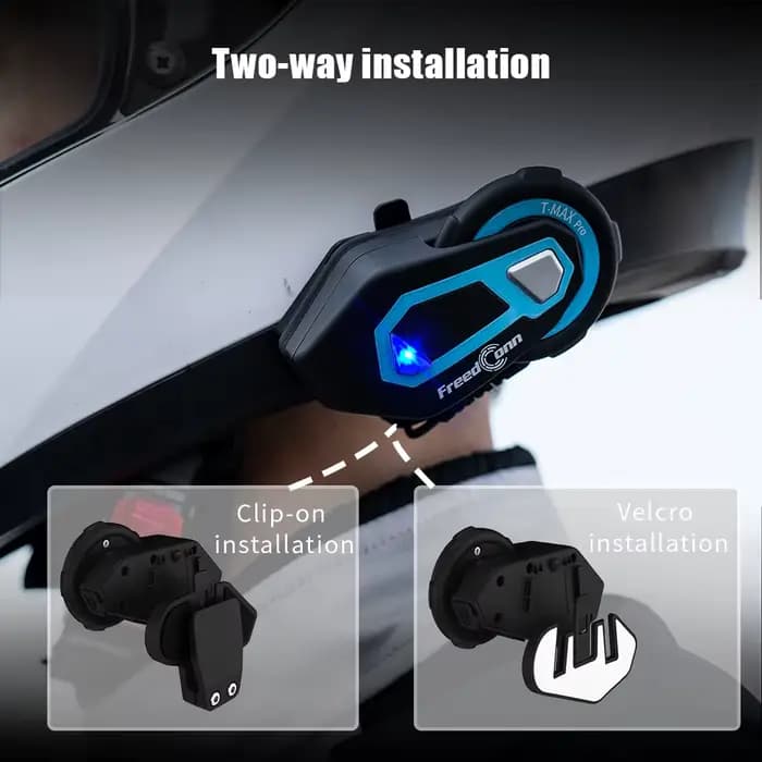 Freedconn-Oreillette Bluetooth 5.0 T Max Pro pour moto
