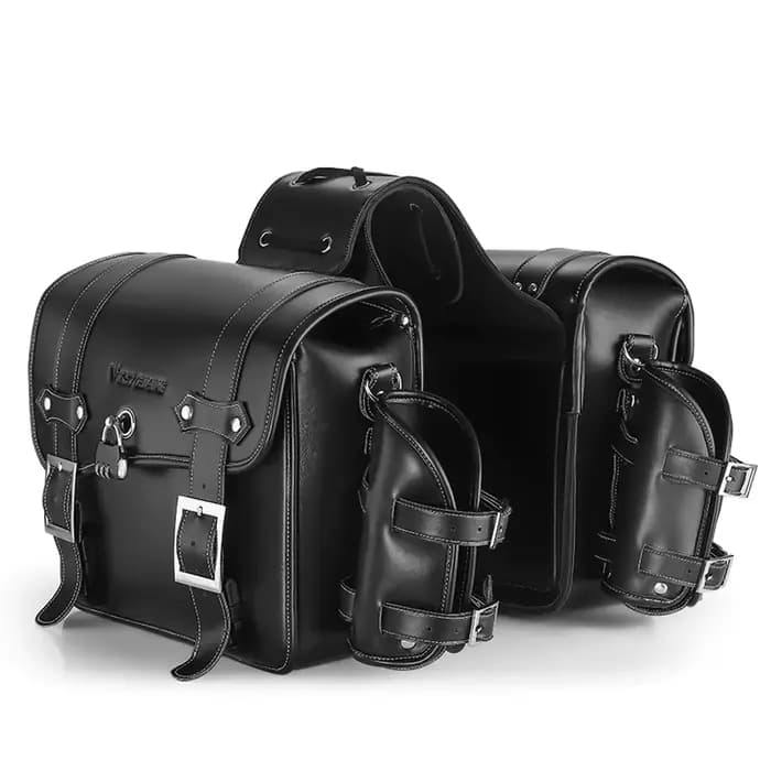 Sac Latéral Universel de Grande Capacité pour Siège Arrière de Moto