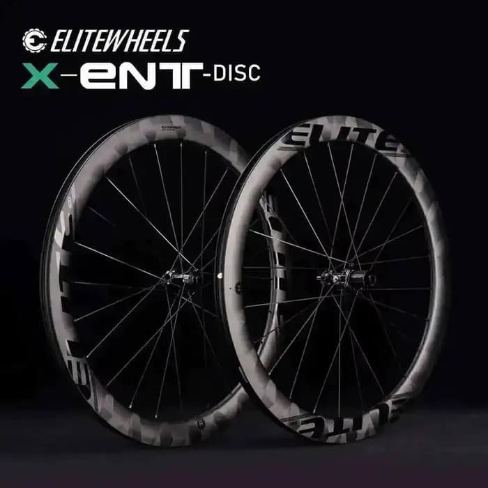 Jeu de roues en carbone ELITEWHEELS ENT X WEAVE pour vélo de route
