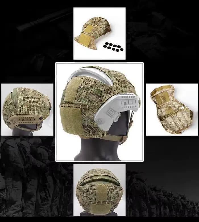 Housse de casque tactique (camouflage) pour casque AF AirFrame