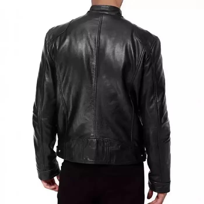 Veste de Moto hommes en cuir PU