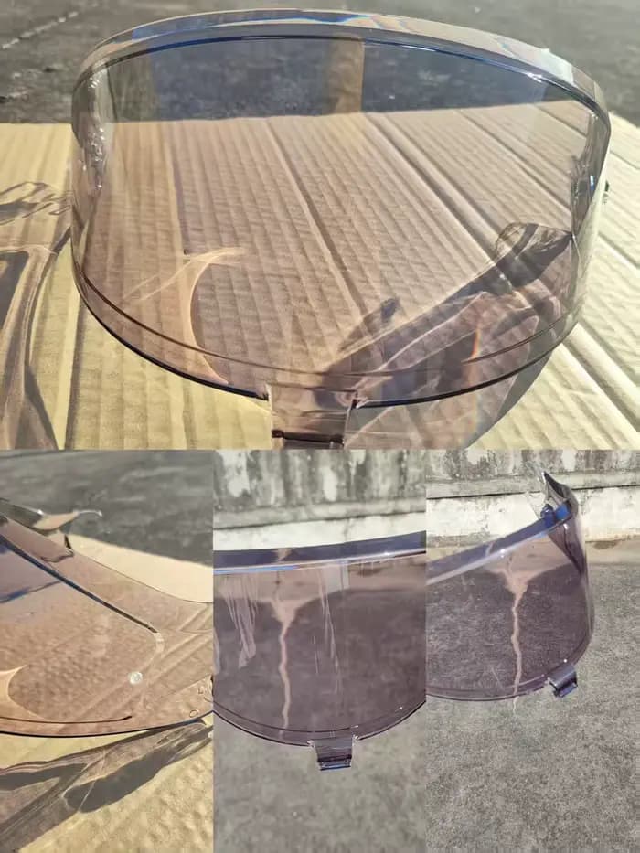 Visière photochromique pour casque