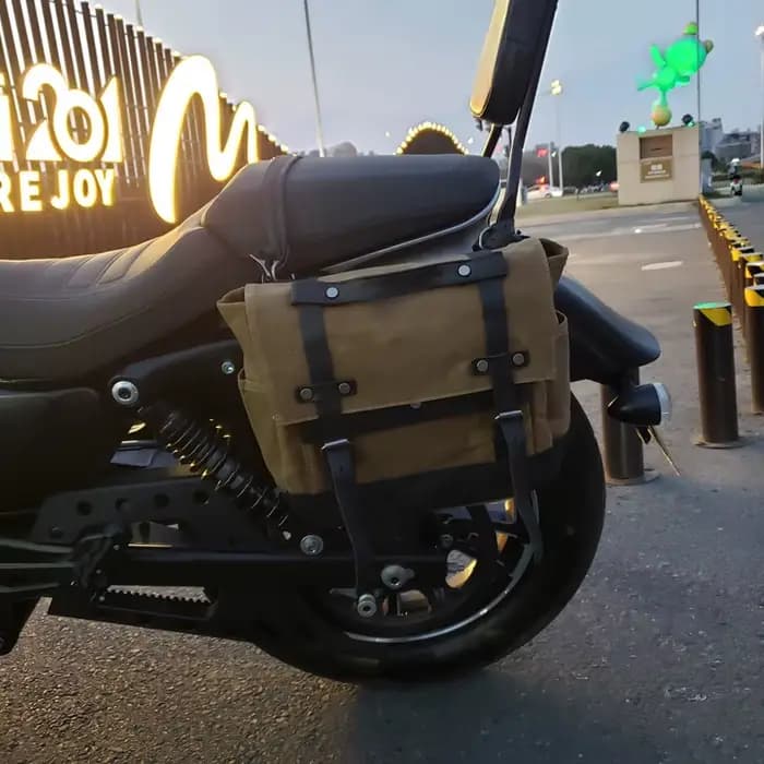 Sacs de moto vintage, sacs de motard imperméables