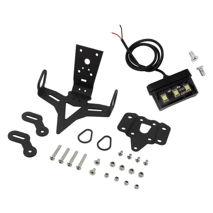 Support de plaque d'immatriculation arrière de moto