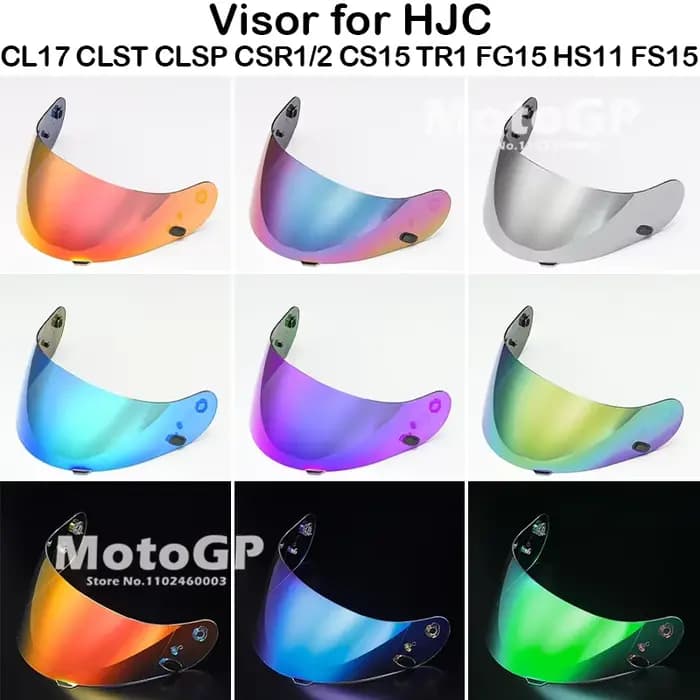 Bouclier de casque de Moto pour HJC CL16 CL17 CLST CLSP CSR1 CSR2 CS15 TR1 FG15 HS11 FS15 Casco