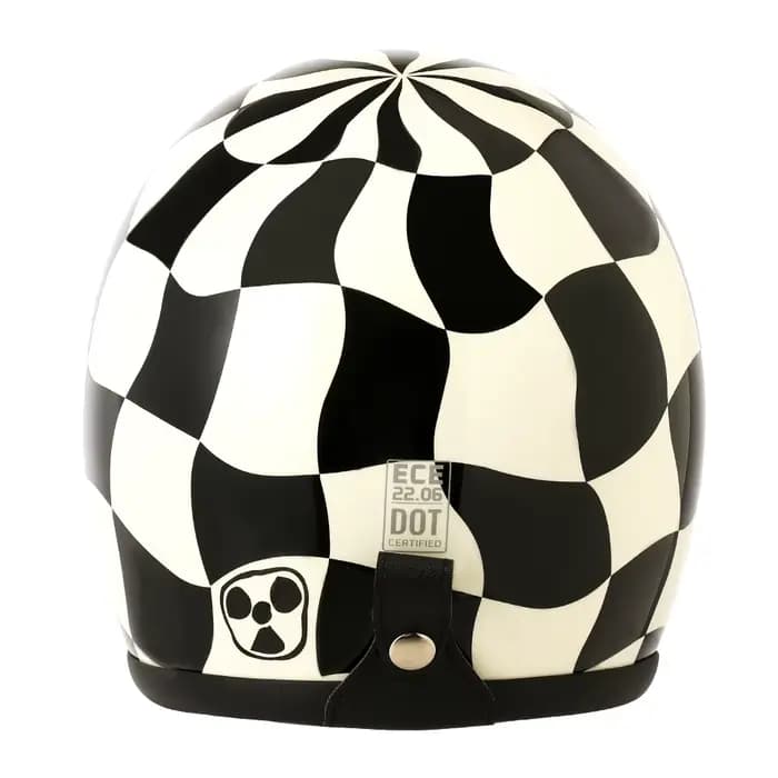 Nouveauté TT & COCASCOS Casque de Moto Jet Vintage 500TX visage ouvert rétro 3/4 demi
