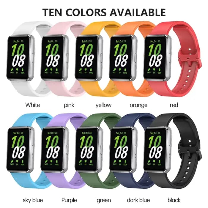 Bracelet en Silicone pour Samsung Galaxy Fit 3, Bracelet de montre de Sport de remplacement pour Samsung Galaxy Fit3, accessoires