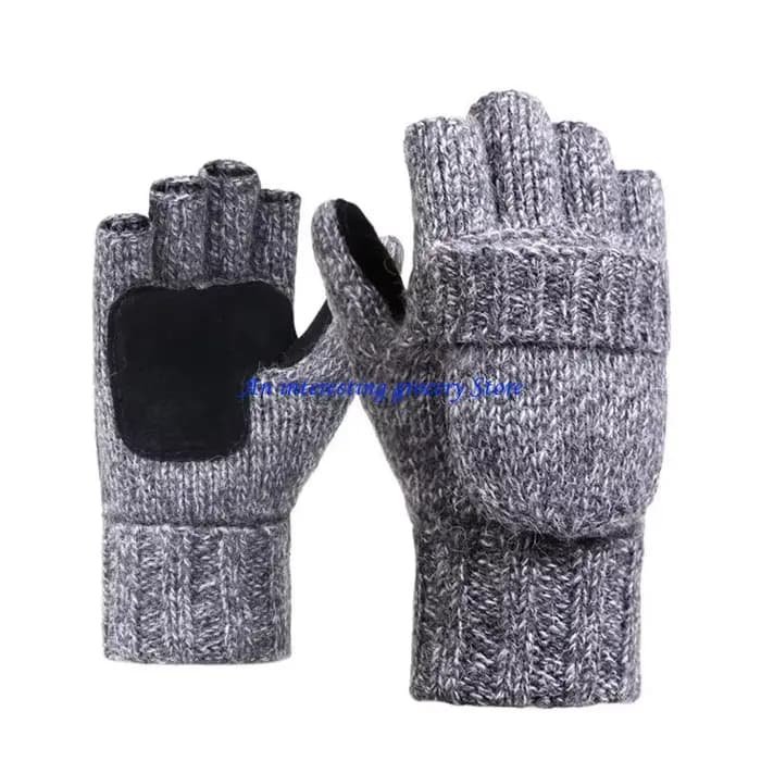 Gants d'hiver 652D, mitaines sans doigts