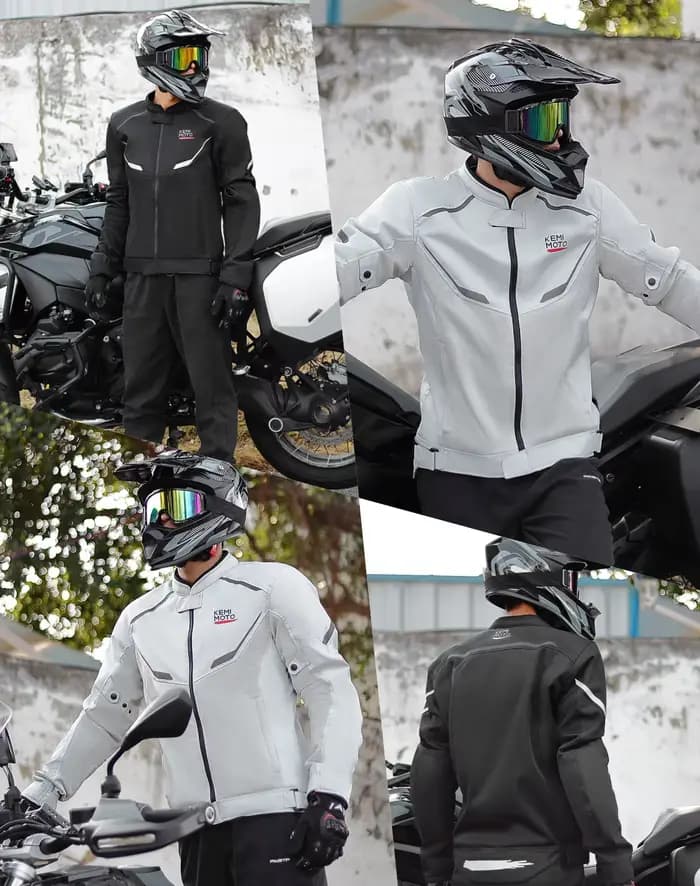 KEMIMOTO Veste de moto pour homme