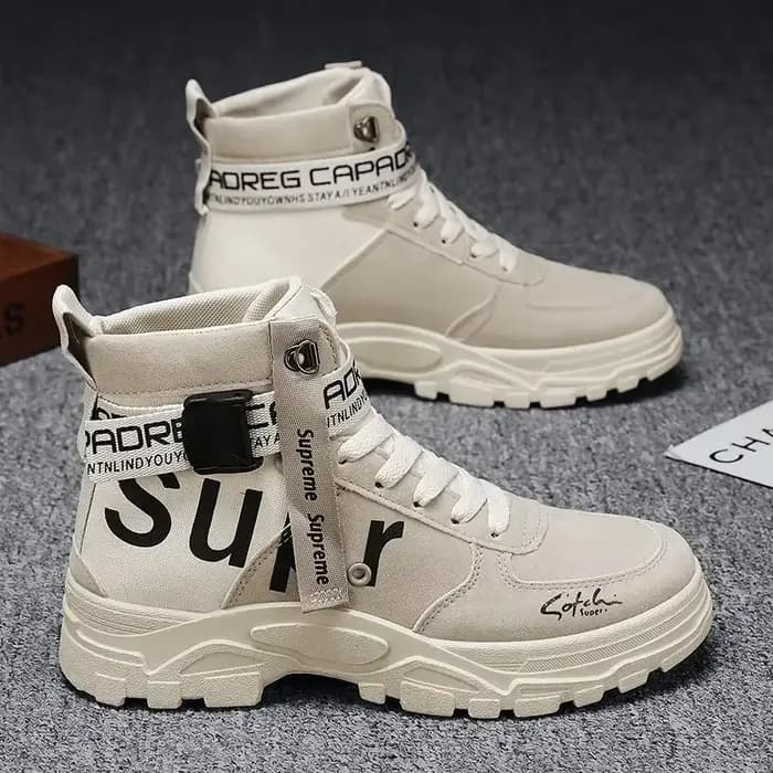 Bottes d'été polyvalentes en cuir pour hommes