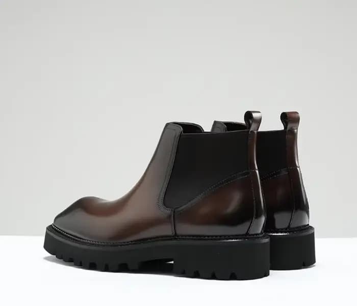 Bottes en cuir pour hommes