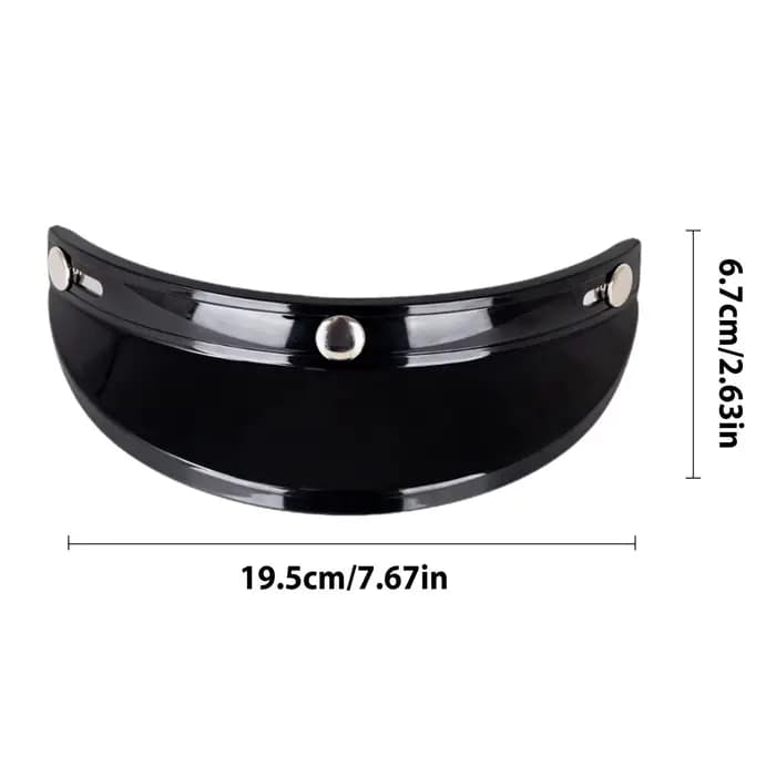 Visière de casque de moto anti-UV