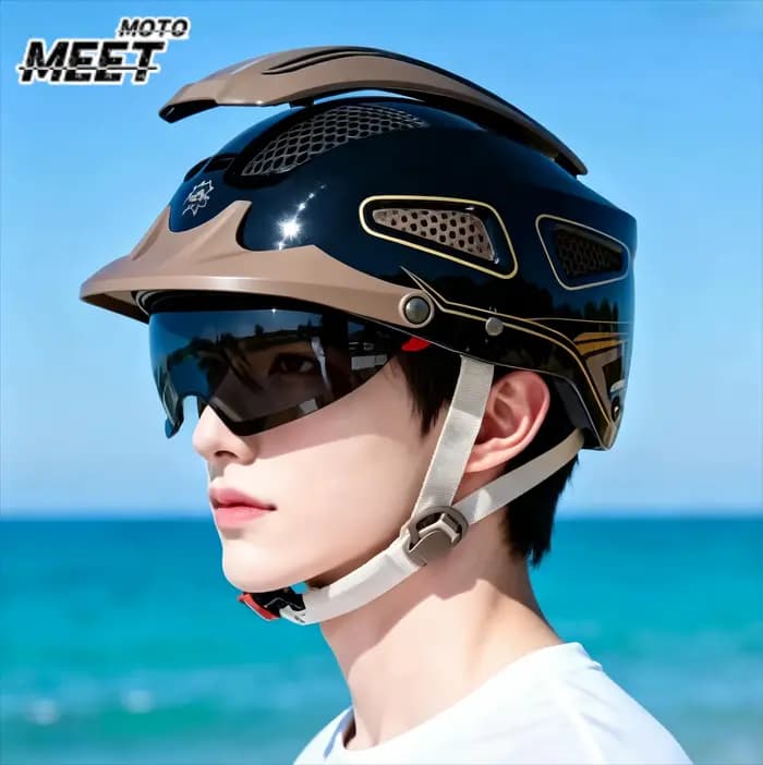 Casque de moto, scooter électrique