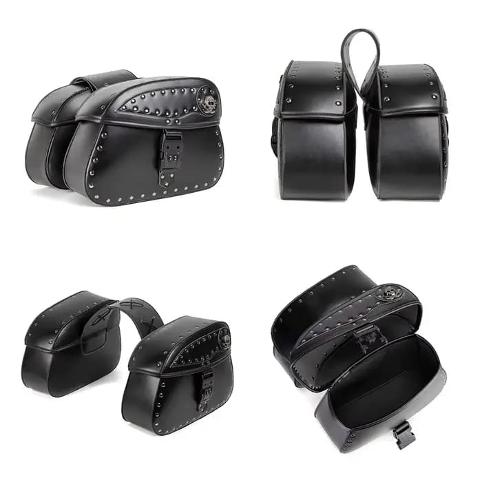 Sac latéral de moto rétro universel