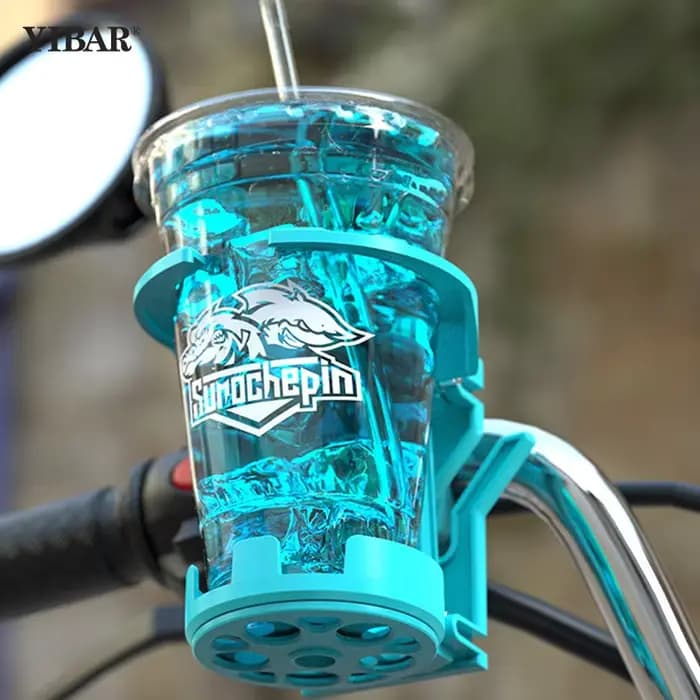 Accessoire moto : porte-gobelet polyvalent