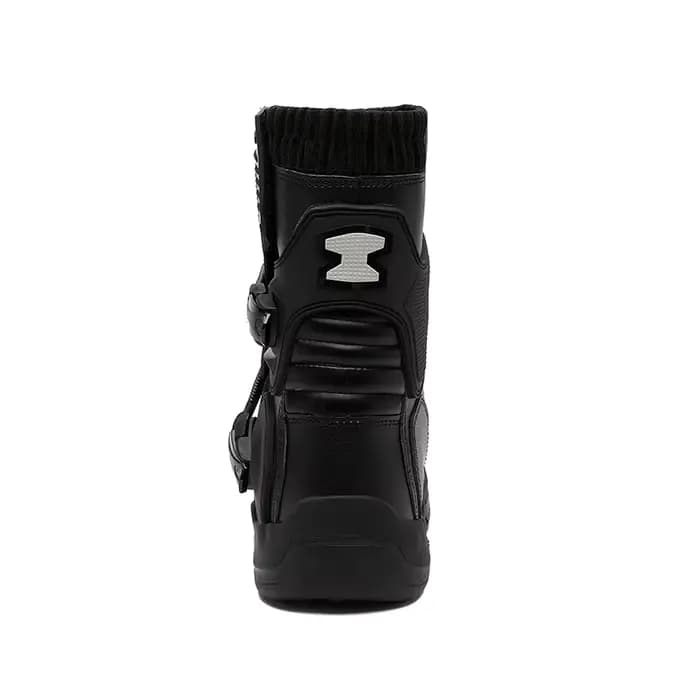 Bottes de moto noires pour hommes