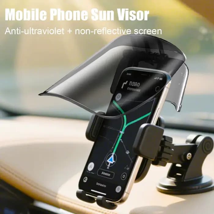 Support de téléphone pour moto Pare-soleil Visière de casque étendue imperméable