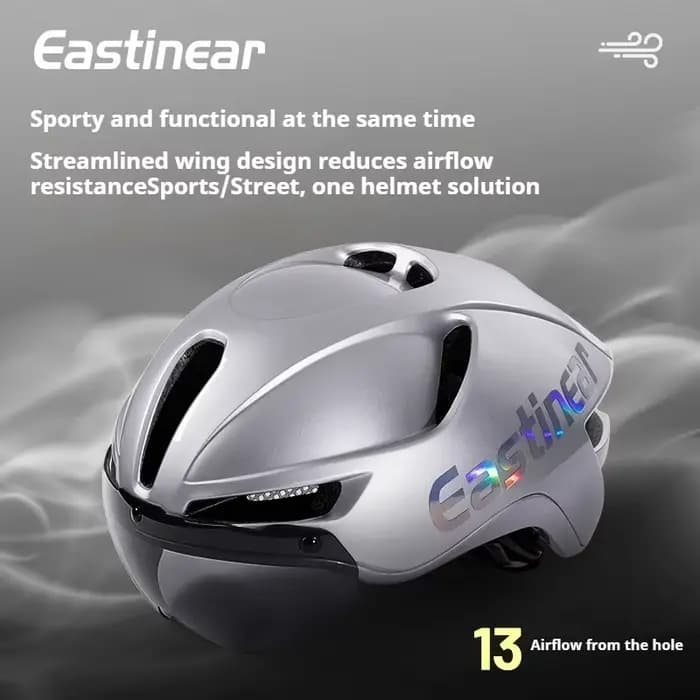 LUMDEER nouveau casque de vélo de course ultraléger Aero Road avec Led Casco hommes femmes changement de couleur lentille magnétique 3d doublure absorbant les chocs