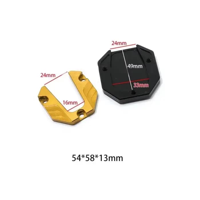 Support de pied de moto modifié