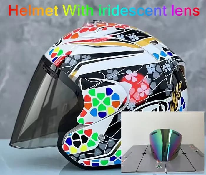 Demi-Casque de Moto à Visage Ouvert