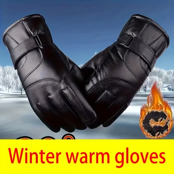 Gants d'hiver pour hommes compatibles avec les écrans tactiles