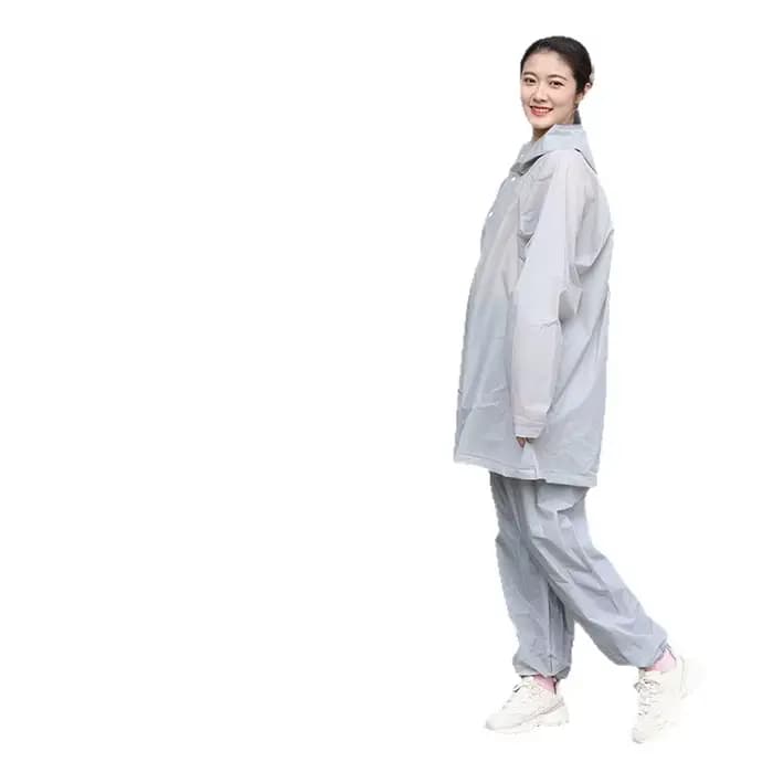 Combinaison de pluie imperméable pour femme – Ensemble deux pièces coupe ample (veste et pantalon)
