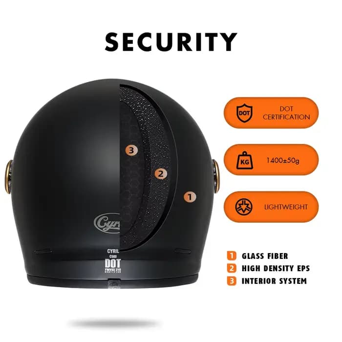Casque de Moto intégral en Fiber de verre casques