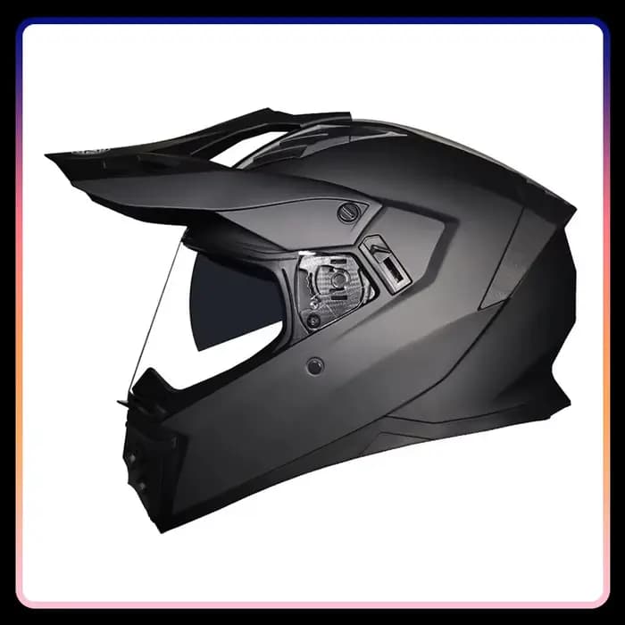 Casque de moto intégral à double objectif DOT Motocross hors route