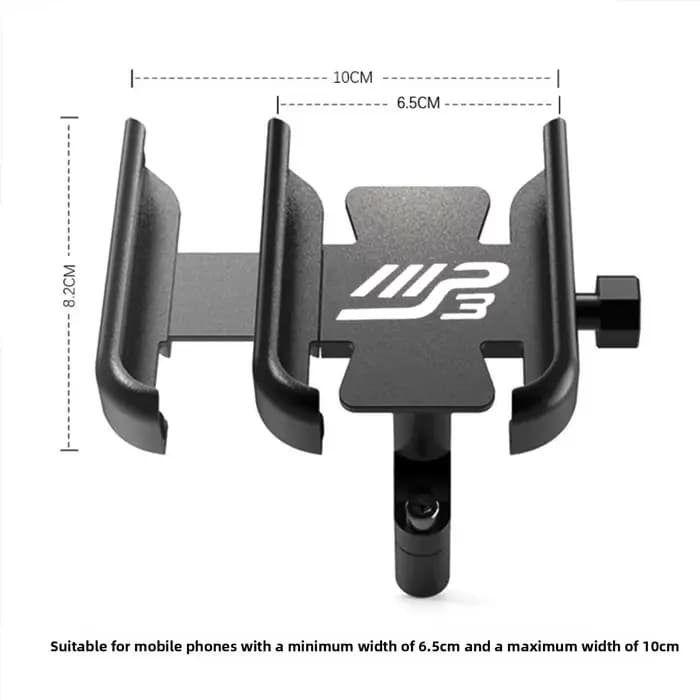 Support de téléphone portable pour guidon de moto